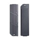 IESOOYFORPS5SLIMSSDヒートシンクカバーPS5SLIM専用のM.22280SSDヒートシンク、NVMESSDヒートシンク拡張スロット用グネシウム・アルミニウム合金製熱暴走対策、PS5(2)