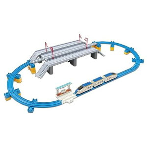 タカラトミー(TAKARA TOMY) プラレール W7系北陸新幹線かがやき 鉄道道路併用橋セット 電車 列車 おもちゃ 3歳以上