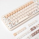 SUEHIODHY144キーアニメ猫MOAプロファイルキーキャップPBTキーキャップセット7Uスペースバー付きGateronKailhCherryMXSwitchメカニカルゲーミングキーボード
