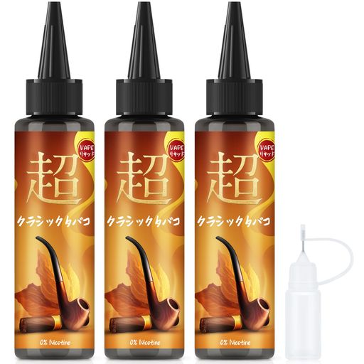 KINOE 電子タバコ リキッド クラシックタバコ 180ml 大容量 VAPE ベイプ フレーバー 補充用 ニードルボトル付き ニコチン・タールゼロ