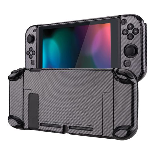 eXtremeRatePlayVitalNintendoSwitch対応用保護背面カバー、分離可能なJoyconハンドヘルドコントローラープロテクターシェル、Nintendo