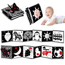 BlackandWhiteHighContrastBabyToys0-66-12MonthsSoftBabyBookforNewbornBrainDevelop...