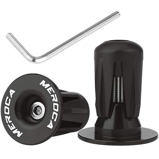 自転車バイクバーエンドプラグ自転車部品ロッドエンドキャップ1ペアアルミ合金取り外し可能なフィッテ..