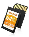 EDILOCAEF264GBSDカードUHS-ICLASS10U3V30高速最大読取速度100MB/S最大書込速度45MB/Sメモリカード4K/フルHD対応(2)