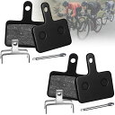 自転車ディスクブレーキパッド 互換性 レジンパッド 2組セット 自転車パーツ 金属 樹脂製 鳴き軽減 便利でタイムリーな交換 半金属ブレーキパッド 摩擦パッド ...