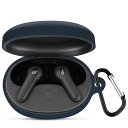 TOORQR FOR ANKER SOUNDCORE LIFE P2 MINI ケース カバー ANKER SOUNDCORE LIFE P2 MINIシリコン素材 ケース 保護カバー 防水 防塵 落下防止 キズ防止 全面保護 軽量 カラビナ付き(ブルー)(2)