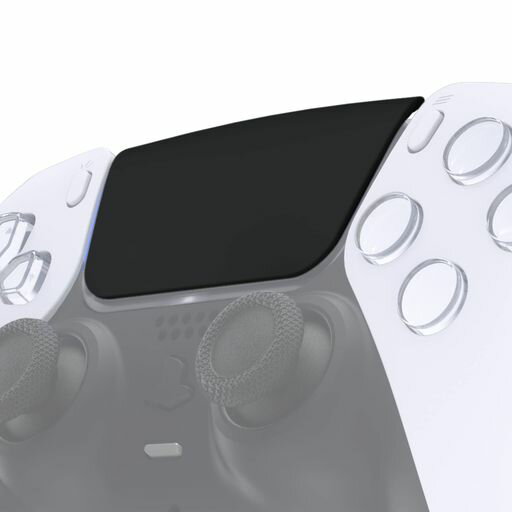 eXtremeRateps5コントローラーに対応用交換用カスタムパートタッチパッド、ps5コントローラー全モデルに対応用タッチパッドシェル、コントローラー本体は付属していません【ブラック】