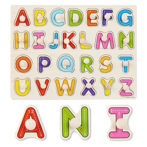 木製パズル型はめパズル赤ちゃんモンテッソーリ知育玩具幼児早期開発形合わせ形認識色認知色彩感覚脳ト..