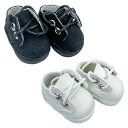 niannyyhouse10cmぬいぐるみ靴*2綿人形シューズ靴の長さ約3.8cmドール着せ替え(Black+White)