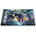 プレイマットカードゲームに厚さ2MMラバーカードマットに滑り止め丸めやすい60*35CM1人用防水収納バッグ付き折れ目がない【THREESIX】(E)