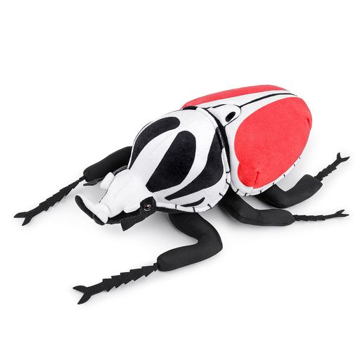 リアルなカブトムシぬいぐるみ10インチカブトムシぬいぐるみ動物、ソフト甲殻類モデル、ユニークなカブトムシおもちゃモデル人形キッズギフト...