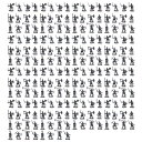 Ahvqevn1:72200/セットのプラスチック古代兵士フィギュアおもちゃ古代の兵士男性剣士のアクションフィギュアDIY戦争シーンのおもちゃグレー