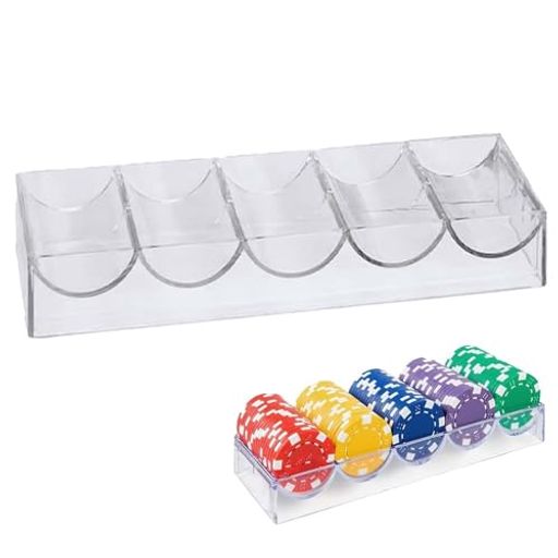 PAVIKEポーカーチップケースチップコインボックス便利なポーカーチップトレイホームクラブテーブルゲー..