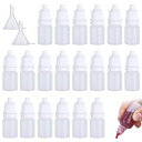 スポイトドロッパーボトル【10個*10ml】ユニコーンボトルスポイトタイプ点眼容器詰め替え液体小分けボトル容器プラスチック替え容器ドロッパーボトル液体貯蔵用DIY用液体ドロッパーボ…(4)