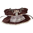 niannyyhouse40cmぬいぐるみ服コーヒードレスエプロン着せ替え綿人形服