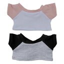 niannyyhouse10cm15cm20cmぬいぐるみ服カラーブロックTシャツボトムシャツ着せ替え綿人形アクセサリー(a710cm)