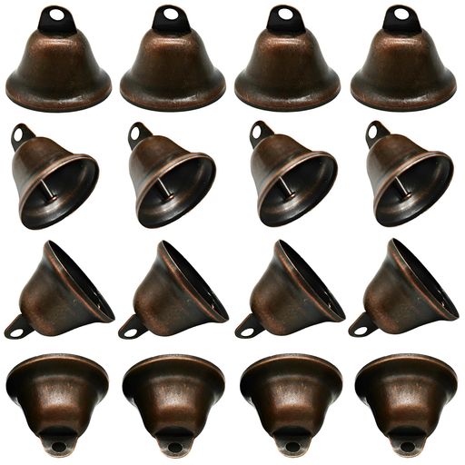 Pinenjoyすず鈴赤銅色ベルクリスマス鈴飾りベル可愛いベルクリスマス飾りDIY手芸用御守り縁起物鈴ペット用首輪鈴アクセサリーギフトクリスマスツリー飾りお祝い...