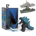 ゴジラフィギュアモデル可動アクションフィギュア17cm怪獣かっこいい模型記念品子供用装飾品おもちゃプラモデル(ブルー)
