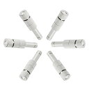 Aopin6mmミストノズル銅調整可能水流クイックコネクタ0.5mm/0.02”屋外冷却、庭の灌漑、噴水、温室用のオリフィス噴霧ミスタースプレーノズル6Pcs