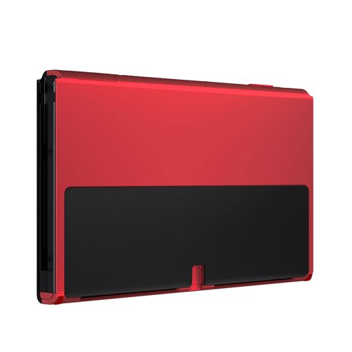 eXtremeRateswitch有機elに対応用ソフトタッチコンソールバックプレートDIY交換用ハウジングシェルケース、スイッチジョイコンシェル&スイッチスタンドは含まれていません【ヴァンパイアレ…