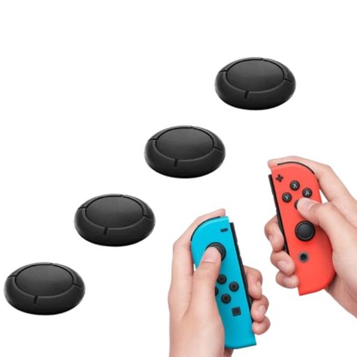 switchジョイコンスティックカバーjoy-conjoyconスティックキャップ4個セット修理交換ブラック黒スウィッチ switchジョイコンスティックカバーjoy-conjoyconスティックキャップ4個セット修理交換ブラック黒スウィッチ