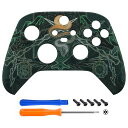 eXtremeRateのXboxSeriesX/S対応用カスタムフロントハウジングシェル、軽度のホラー風デザインXboxSeriesX/S対応とXbox