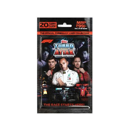 TOPPSF1TURBOATTAXTRADINGCARDGAMEMULTIPACK
