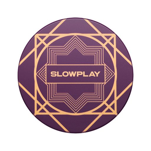 SLOWPLAYナッシュセラミックポーカーチップバルクカジノグレードセラミック10グラムポーカーチップテキサスホールデム用39MMプロフェッショナルチップ50個パック(パープル)