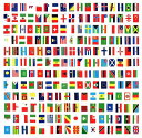 AISHITEワールドカップ連旗200ヶ国分100ヶ国分50ヶ国分日本日の丸有り応援サッカー万国旗連旗イベントお祭り運動会体育祭文化祭学園祭飾り付け装飾