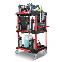 GHDVOPツールカート3段ツールワゴン万能ワゴン洗車用具入れ収納トロリー工具棚総耐荷重200kgディテーリングトローリーフック付き3層式ツールトロリートロリープラスチック製3段食料品用…