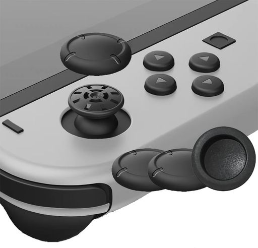 SWITCHJOY-CON対応アナログスティックカバースティックカバー【代替品】純正に近いデザインジョイスティックカバー【交換用】コントローラーキャップカバージョイスティックカバーシリ…