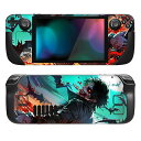 PlayVitalSteamDeckモデルに対応用フルセット保護ステッカーシール、SteamDeckに対応用カスタムビニールステッカースキンシール【コウモリゾン...