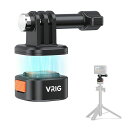 VRIGクイックリリースマウント磁気アダプターGopro用アクセサリー三脚用マグネット式素早く取付アクションカメラマウントマウントアダプターミニ三脚GoProHero13121110/DJIOsmoAction5Pro