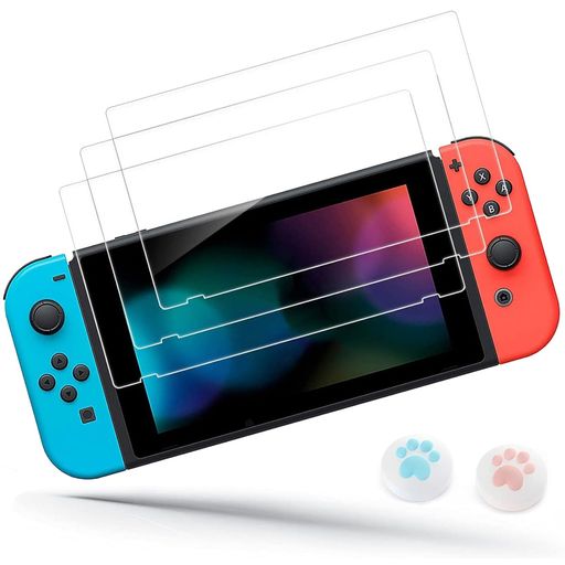 CHAYOOSWITCHガラスフィルム【3枚セット】SWITCH保護フィルム強化ガラスブルーライトカット日本旭硝子素材強靭9H高透過率撥水撥油気泡防止指紋防止飛散防止目の疲れ軽減貼り付け簡単親指グ… CHAYOOSWITCHガラスフィルム【3枚セット】SWITCH保護フィルム強化ガラスブルーライトカット日本旭硝子素材強靭9H高透過率撥水撥油気泡防止指紋防止飛散防止目の疲れ軽減貼り付け簡単親指グ…