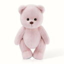 TeddyTalesリナベアハンドメイドぬいぐるみスペシャルロングヘアテディベアくま手作りMサイズピーチカラー(30cm)
