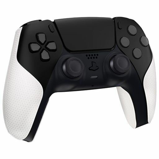 PlayVitalps5コントローラーに対応用グリップシール、ps5コントローラー対応用分割デザイン滑り止めソフト六角形ダイヤモンドテクスチャ吸汗性ハンドルグリッププロテクター【ホワイト】 PlayVitalps5コントローラーに対応用グリップシール、ps5コントローラー対応用分割デザイン滑り止めソフト六角形ダイヤモンドテクスチャ吸汗性ハンドルグリッププロテクター【ホワイト】