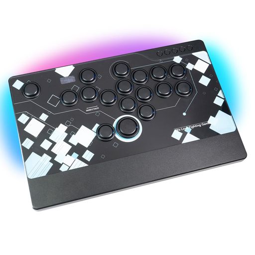 TIKITAKAFTGM3レバーレスコントローラー0.5MMの超速発動霞軸アルミニウム合金フレームSF6ストリートファイター専用ゲームコントローラーアーケードスタイルFORPS4/PS3/PC/SWITCH(M3-霞軸)(黒色)
