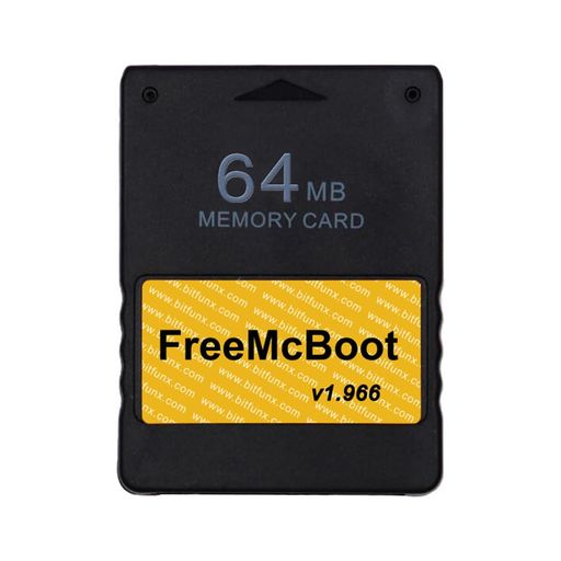 FreeMcBootver.1966FMCBカード64MBPS2専用HDD起動用ツールカードプレステ2