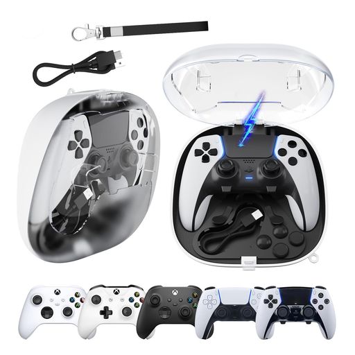 PS5/PS4/Xbox/Switchproコントローラー充電&収納ケースTomistan【新登場-充電&収納&防塵対応】PS5対応/PS4対応/Xbox対応/Switch対応コントローラ専用保護ケース高強度PC材質製ps5コントローラー PS5/PS4/Xbox/Switchproコントローラー充電&収納ケースTomistan【新登場-充電&収納&防塵対応】PS5対応/PS4対応/Xbox対応/Switch対応コントローラ専用保護ケース高強度PC材質製ps5コントローラー