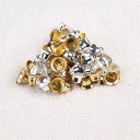 クリスマス鈴装飾1CM2CMの小さな鐘のための小さな鐘(CHRISTMASBELLSIZE:10MMCOLOR:GOLD100PCS)