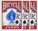 ペイリングテクノロジーズBICYCLE(バイスクル)ジャンボインデックストランプ赤3デックシュリンクパック