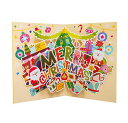 クリスマスカードメッセージカード封筒付き立体ポップアップクリスマスグリーティングカードMerryChristmas2024年最新型お祝い挨拶(イエロー)