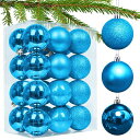 クリスマスオーナメント24個入り6CMクリスマスボールツリー飾りフック付きDIY装飾ChristmasDecorationクリスマス用品店舗デコレーション新年家...
