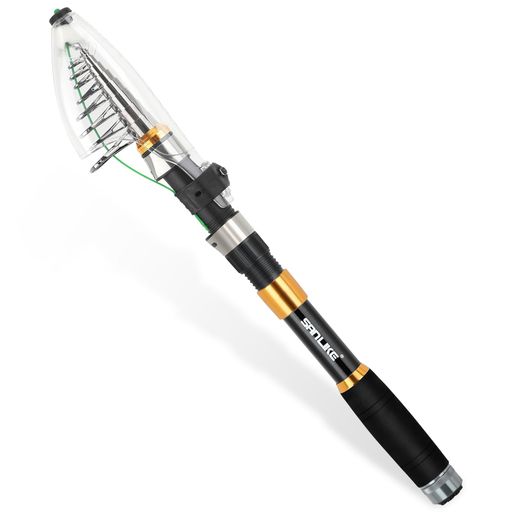 サンライク(SANLIKE)コンパクトロッド投げ竿釣り竿振り出しロッド90%カーボン率サビキさびき川釣り淡水..