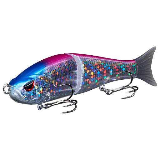 Bassdash(バスダッシュ)スイムシャッドジョイント式グライドベイトバス パイク トラウト マスキー用釣りルアー