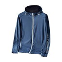 ラッシュガードメンズパーカースポーツ軽量速乾UPF50+ジムウェアフィットネスジャケットフードトレーニングウェアストレッチランニング釣り登山UVカットネイビーXL