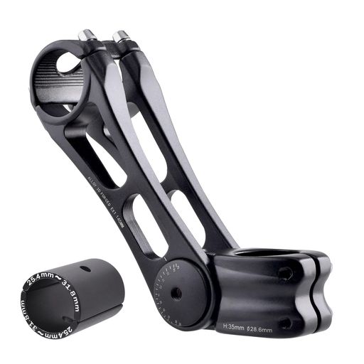 AZARXIS自転車ステム25.431.8ハンドルステムアヘッドステムアルミ軽量クランプアングル85°ロードバイクバイクマウンテンバイククロスバイクMBTBMXBIKESTEMRISE