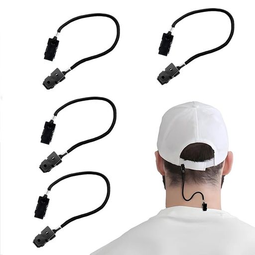 [Cirsaeur]ハットクリップ4個セット防風リテーナー落下防止簡単固定自転車クリップアウトドア釣り帽子ストラップ