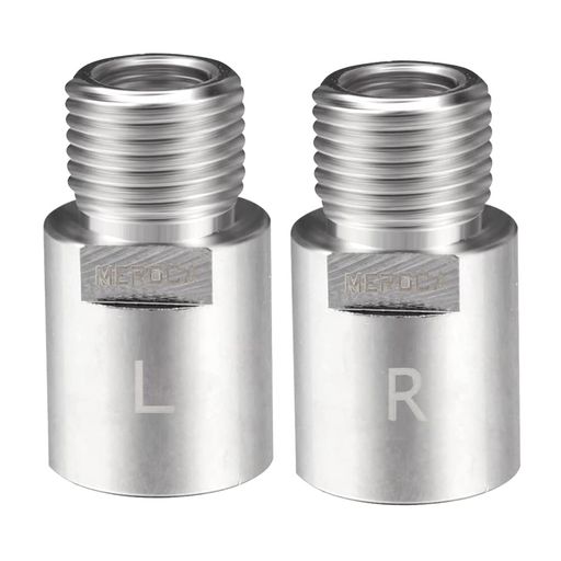 Kigauru1ペア自転車ペダルエクステンダークロムモリブデン鋼自転車ペダルスペーサアダプターCNC機械加工簡単なインストールスレッドペダルバイクアクセサリー