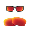 交換用偏光レンズ-マルチオプションOAKLEYFUELCELL(レッドミラー-偏光)